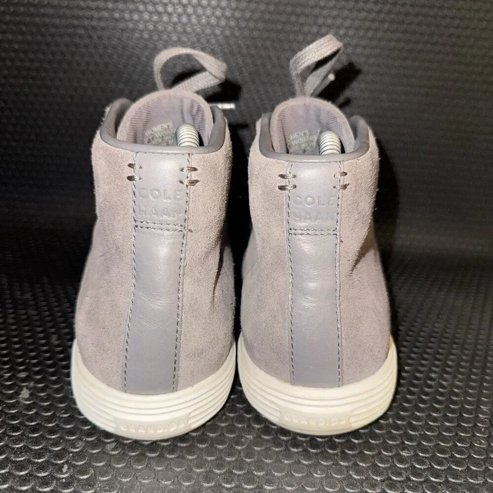 Cole Haan Grand Crosscourt Gray Hi Top Athletic Shoes Sneaker Women’s Size 7B